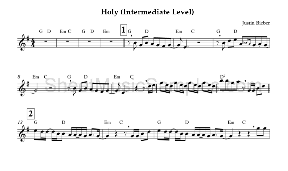 Holy (Intermediate Level)