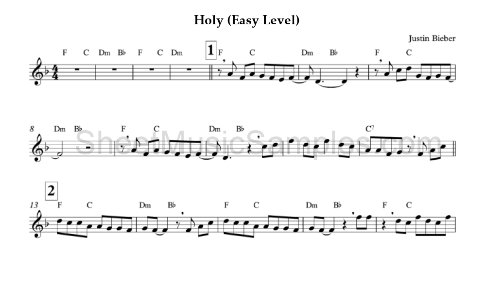 Holy (Easy Level)