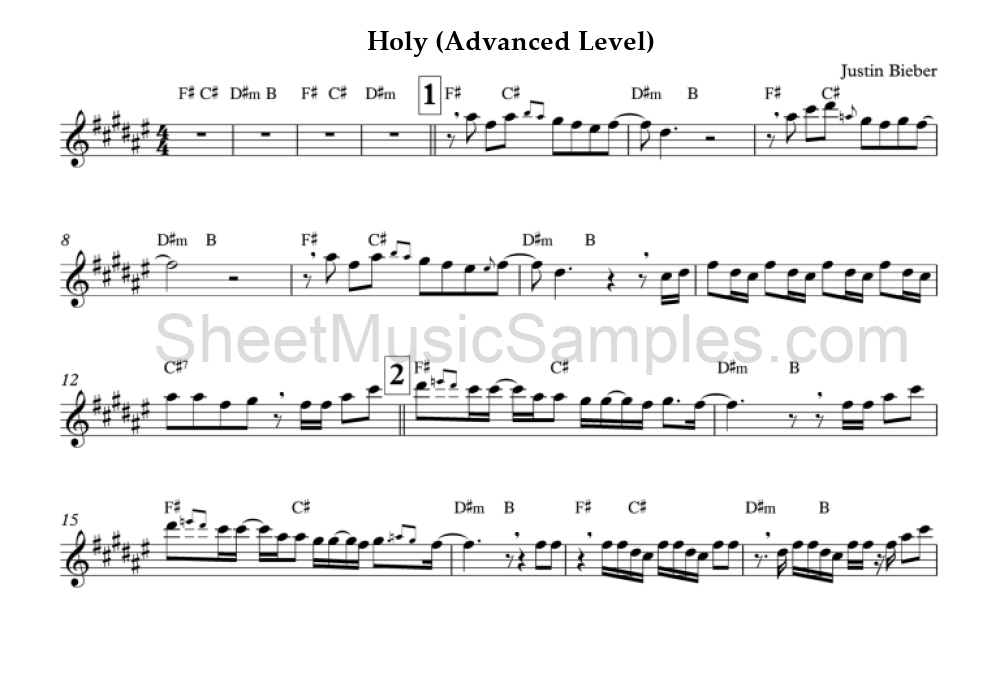 Holy (Advanced Level)