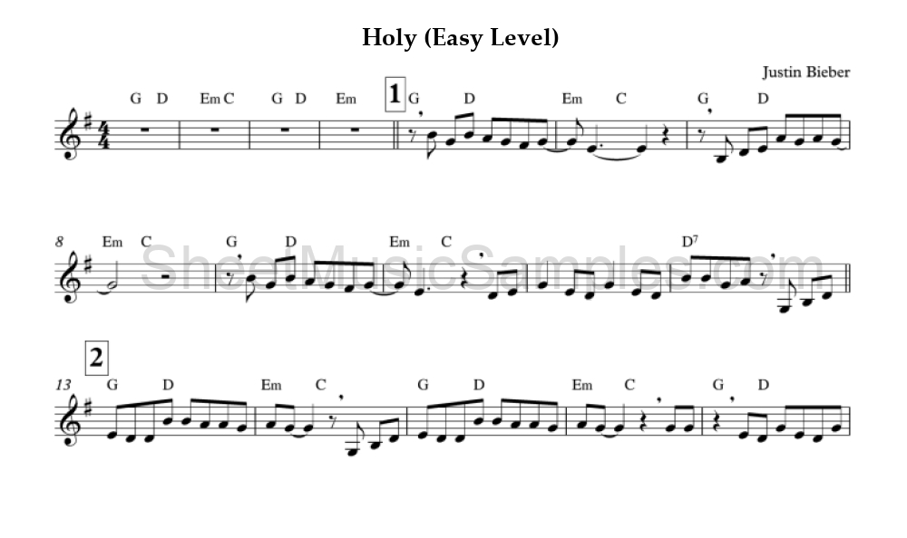 Holy (Easy Level)