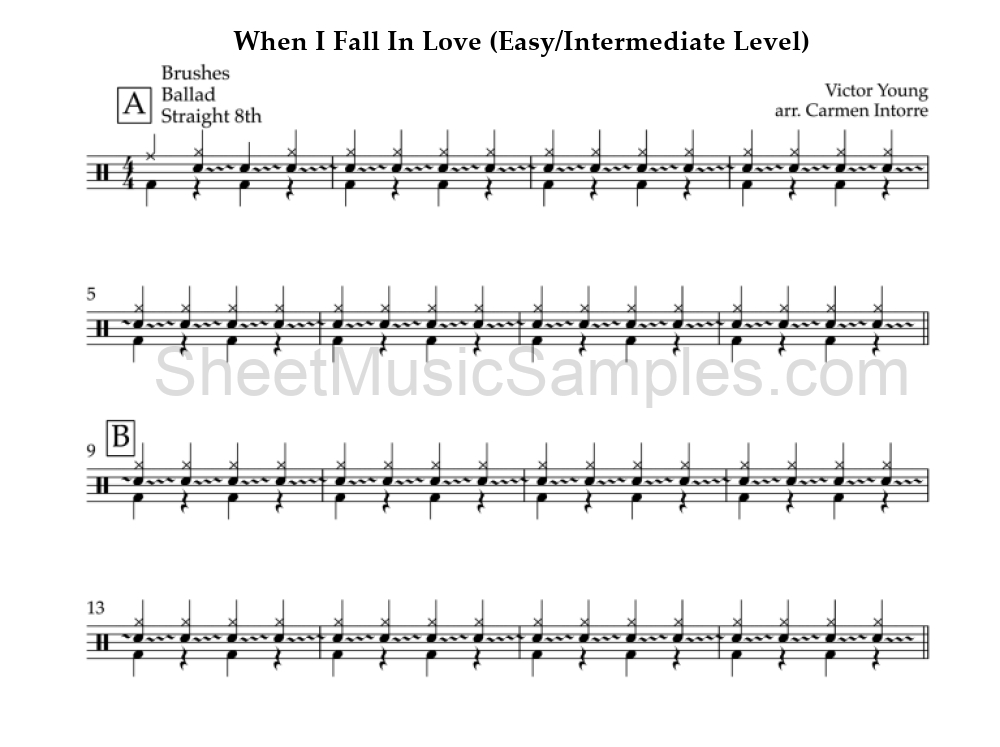 When I Fall In Love (Easy/Intermediate Level)