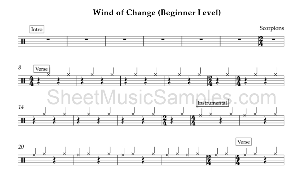 Wind of Change (Beginner Level)