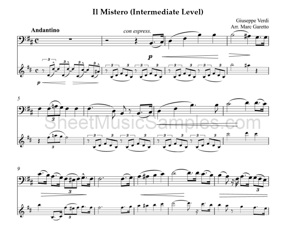 Il Mistero (Intermediate Level)