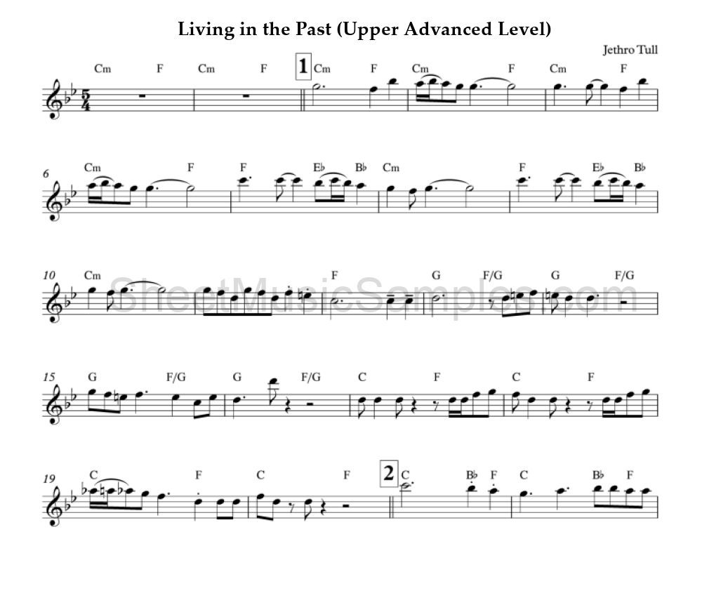 Living in the Past (Upper Advanced Level)