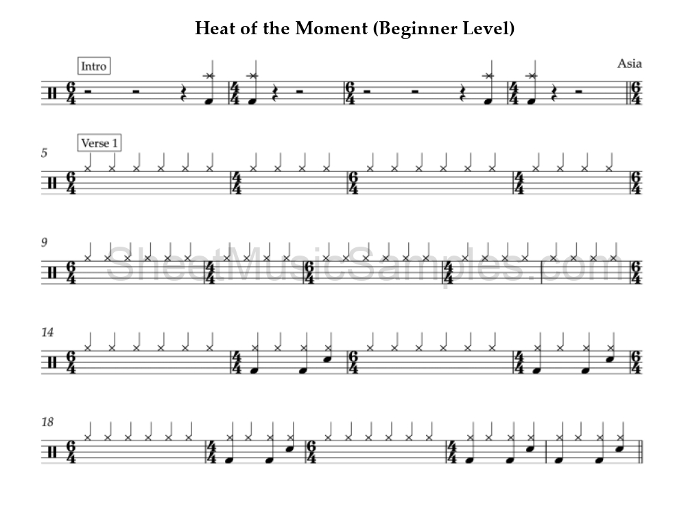 Heat of the Moment (Beginner Level)