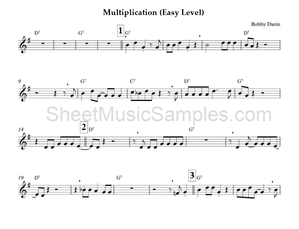 Multiplication (Easy Level)