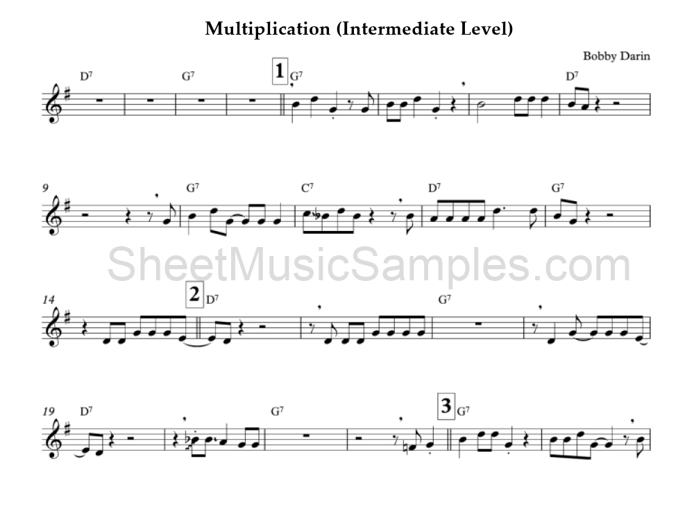 Multiplication (Intermediate Level)