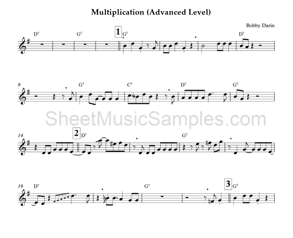 Multiplication (Advanced Level)