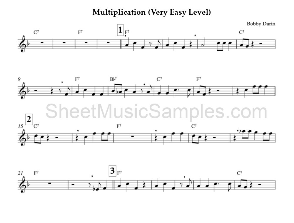 Multiplication (Very Easy Level)