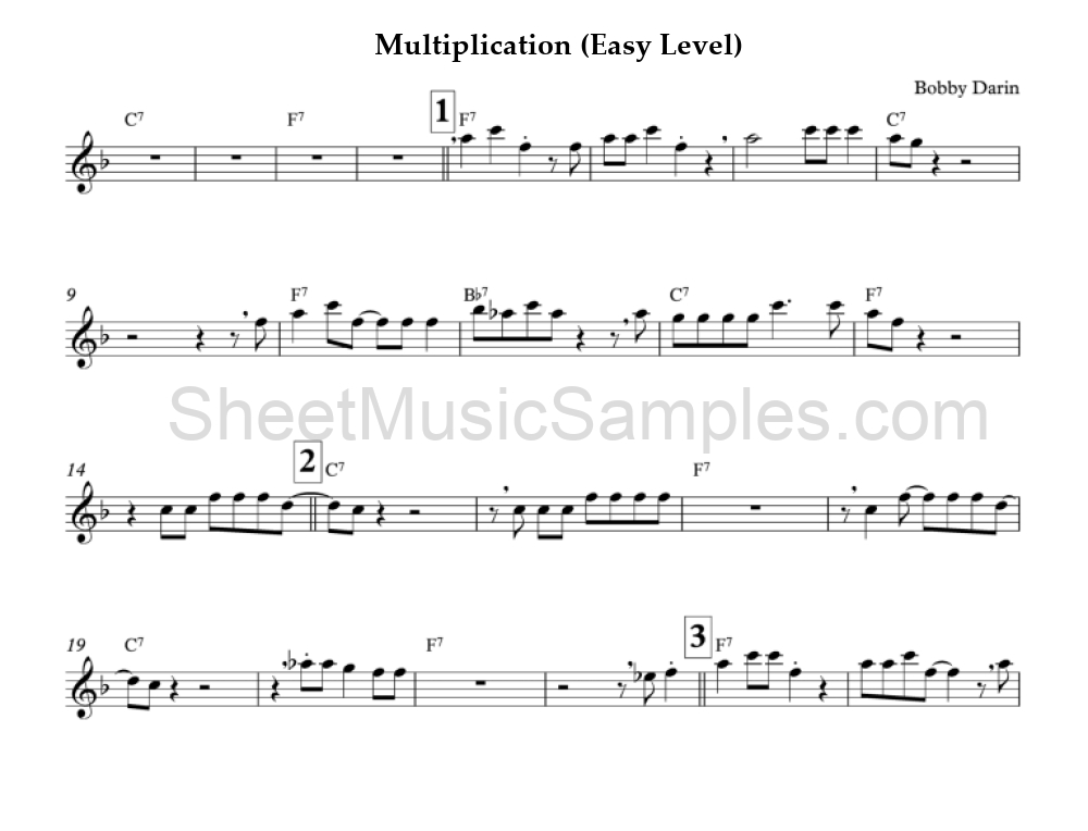 Multiplication (Easy Level)