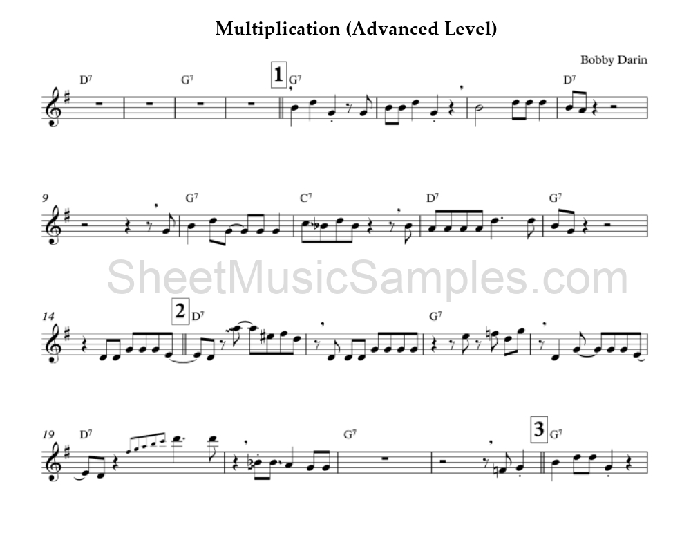 Multiplication (Advanced Level)