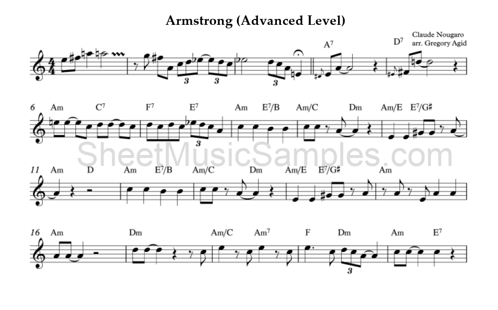 Armstrong (Advanced Level)