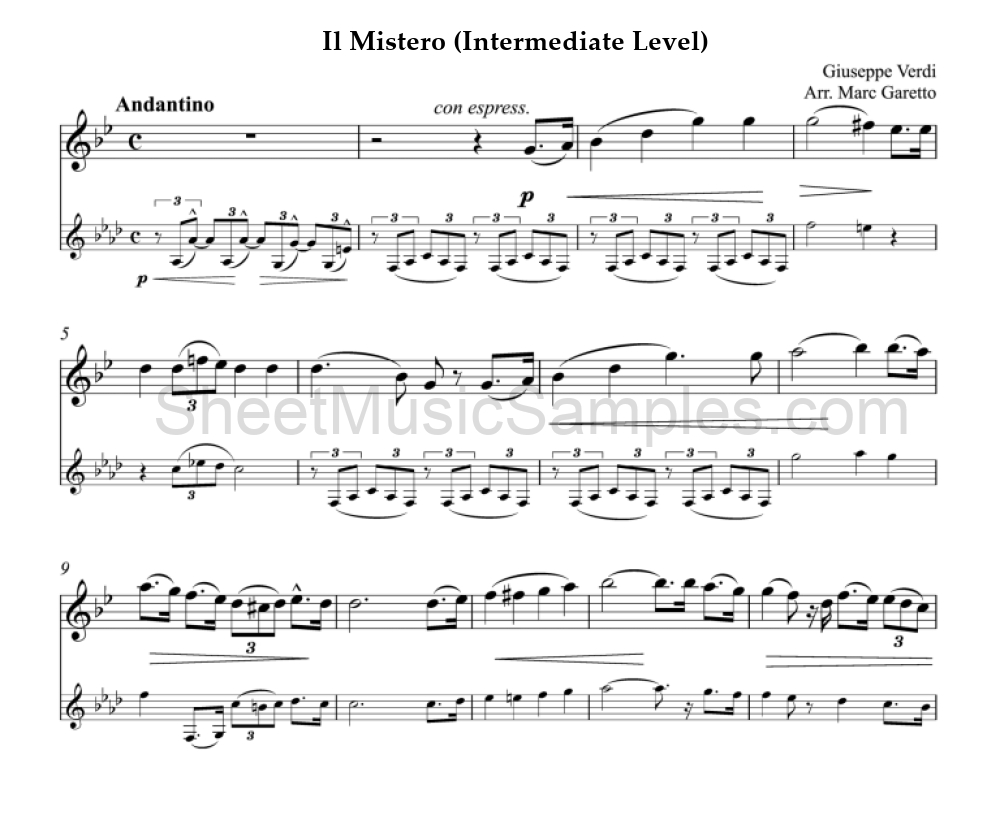 Il Mistero (Intermediate Level)