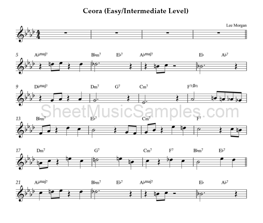 Ceora (Easy/Intermediate Level)