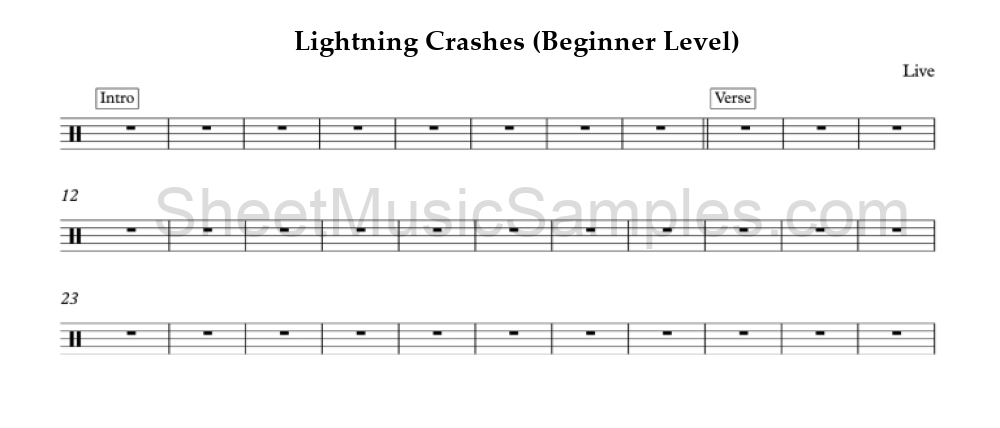 Lightning Crashes (Beginner Level)