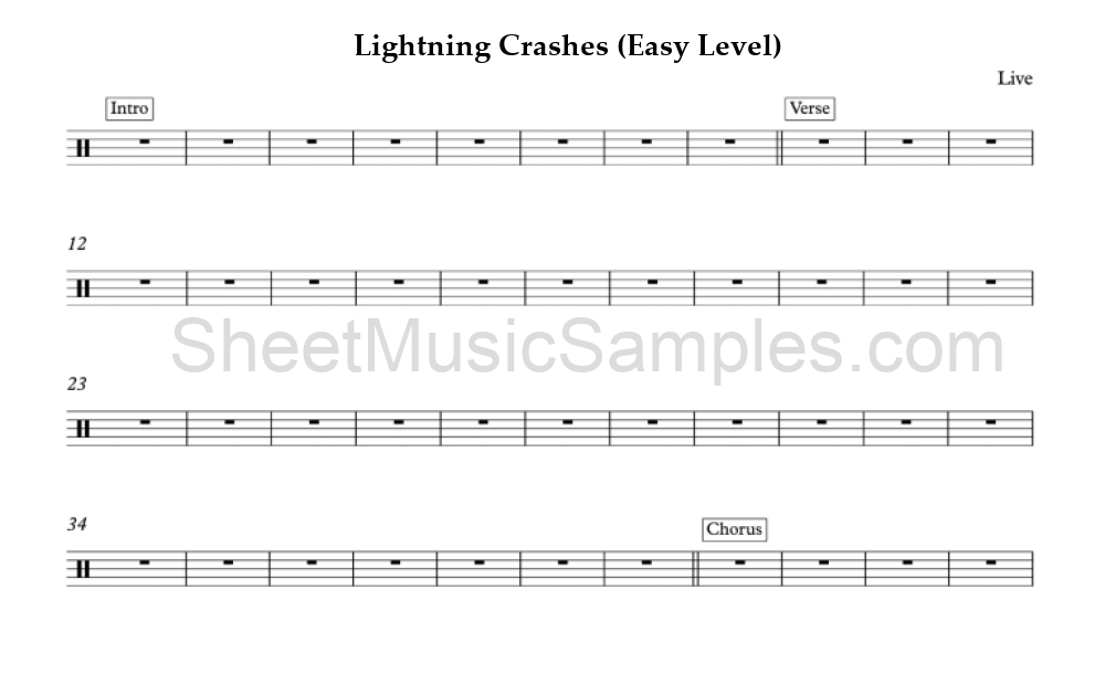 Lightning Crashes (Easy Level)