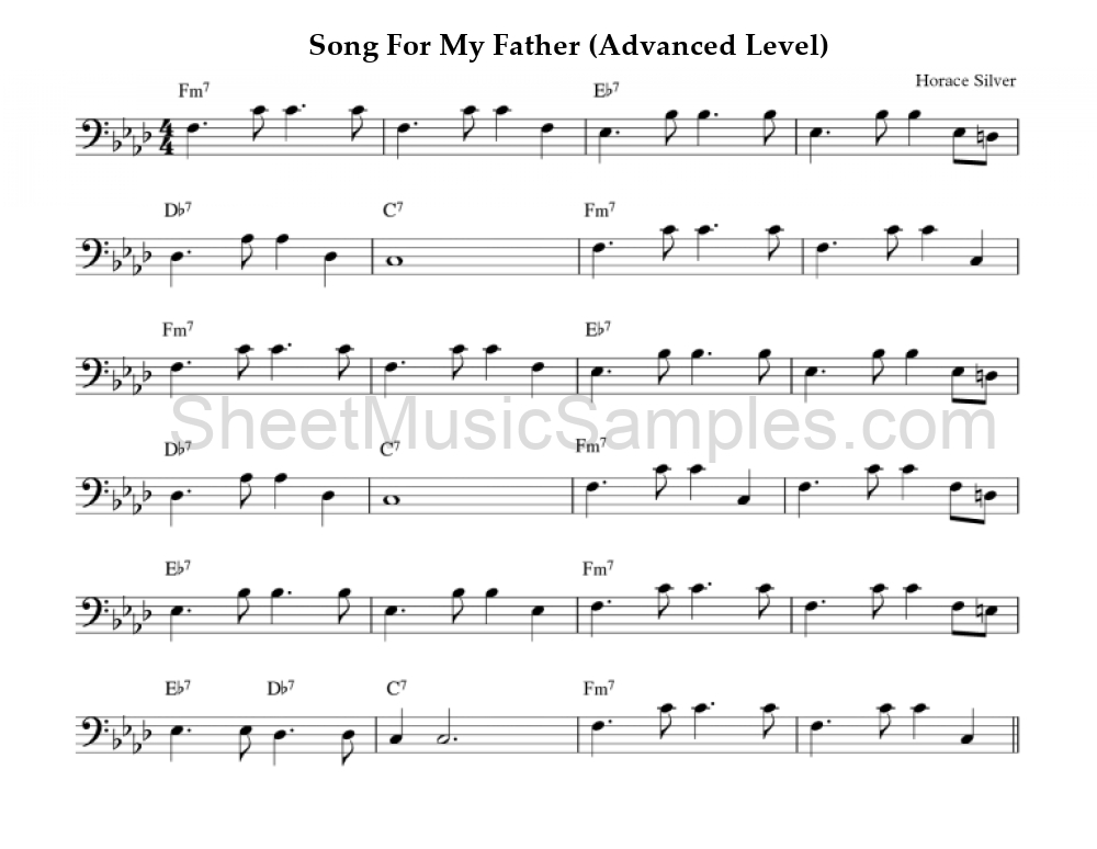 Song For My Father (Advanced Level)