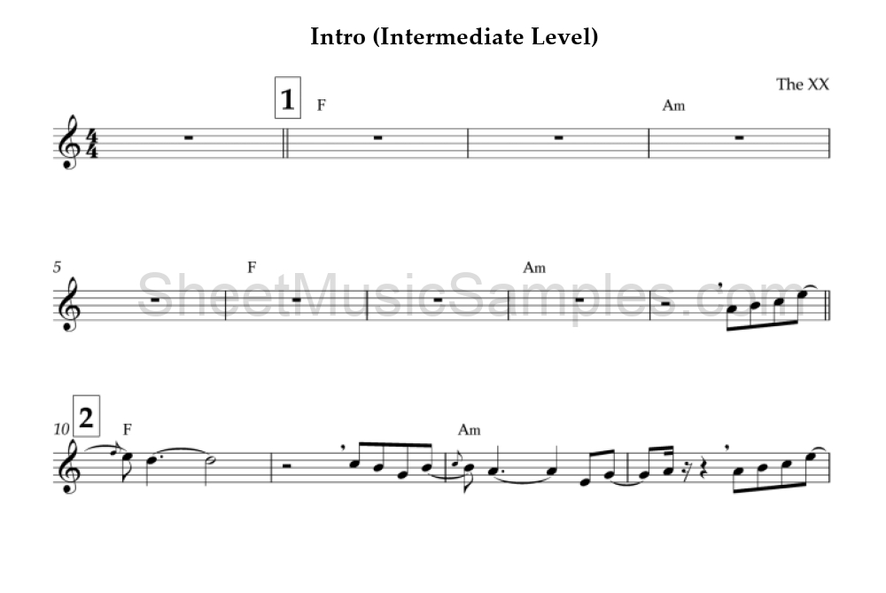 Intro (Intermediate Level)