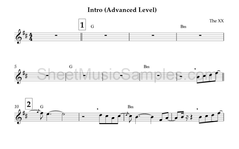 Intro (Advanced Level)