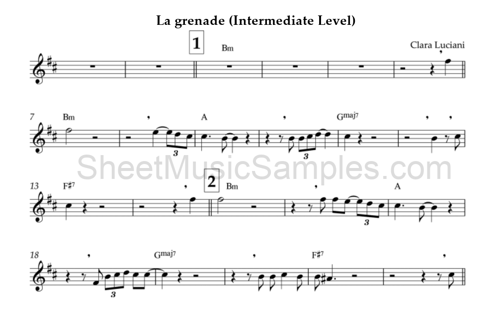 La grenade (Intermediate Level)