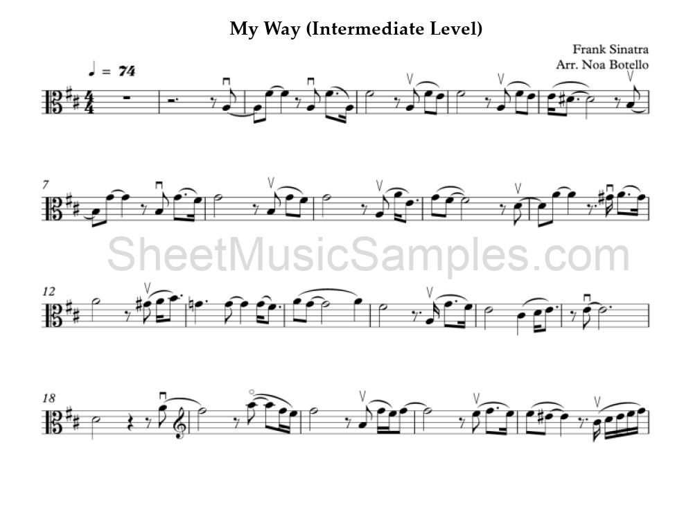 My Way (Intermediate Level)