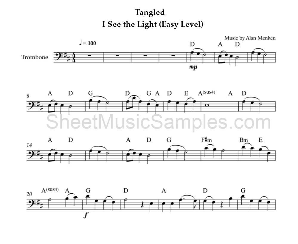 Tangled - I See the Light (Easy Level)