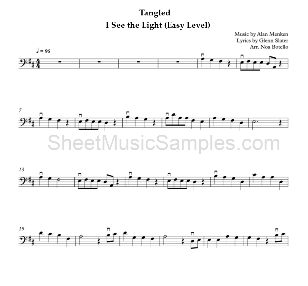 Tangled - I See the Light (Easy Level)