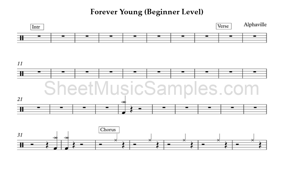 Forever Young (Beginner Level)