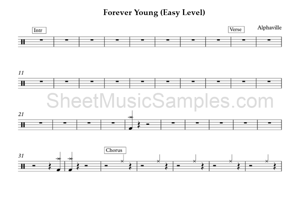 Forever Young (Easy Level)