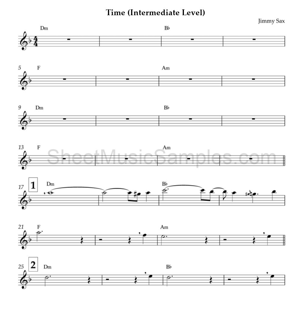 Time (Intermediate Level)