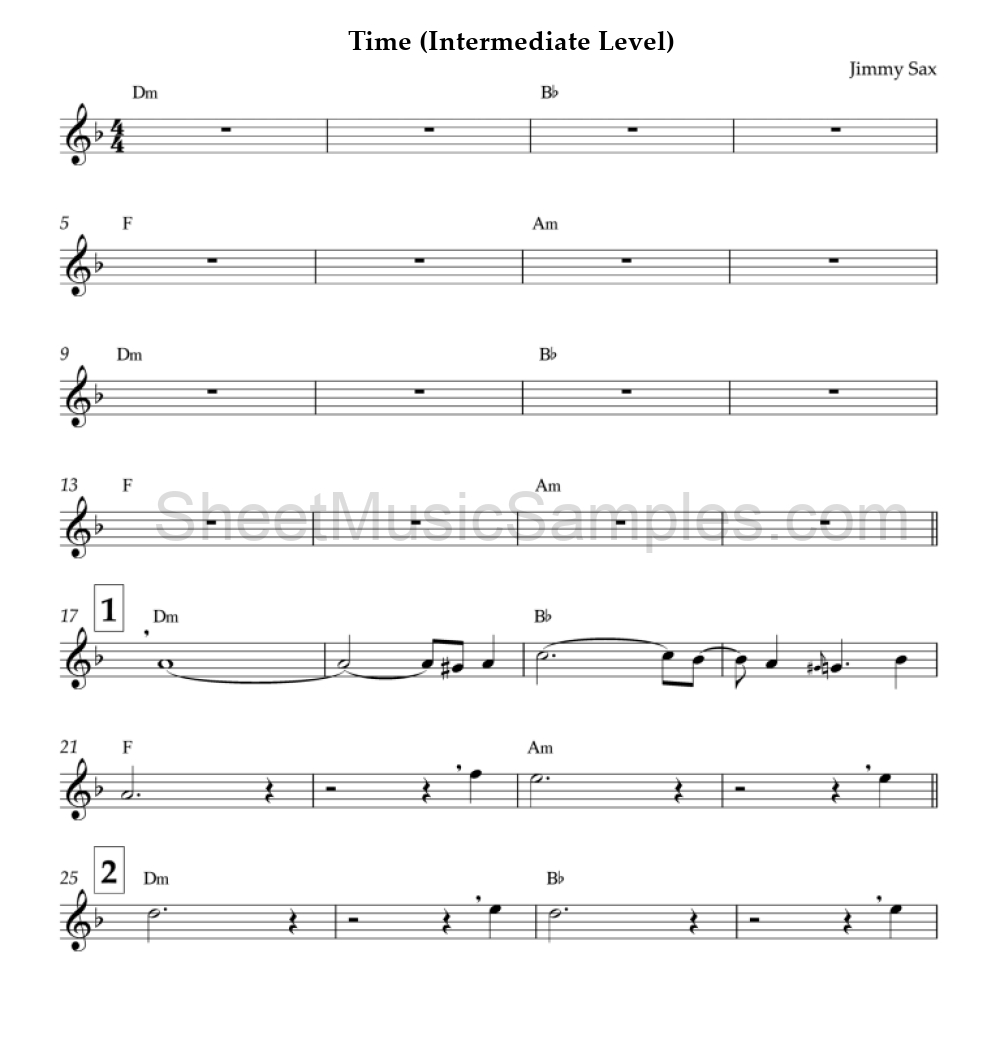 Time (Intermediate Level)