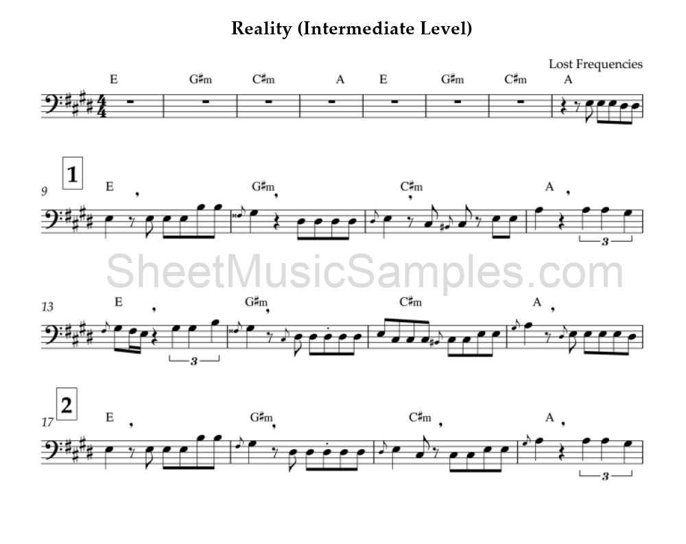 Reality (Intermediate Level)