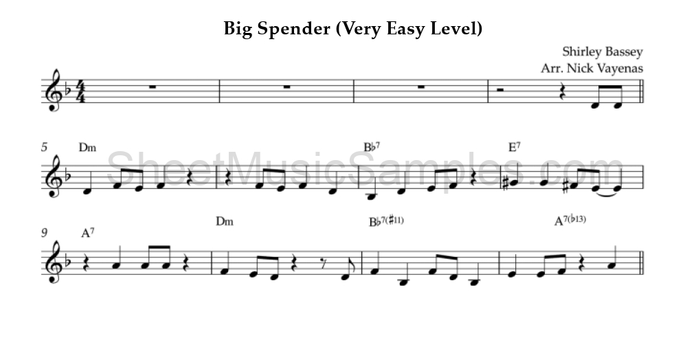 Big Spender (Very Easy Level)