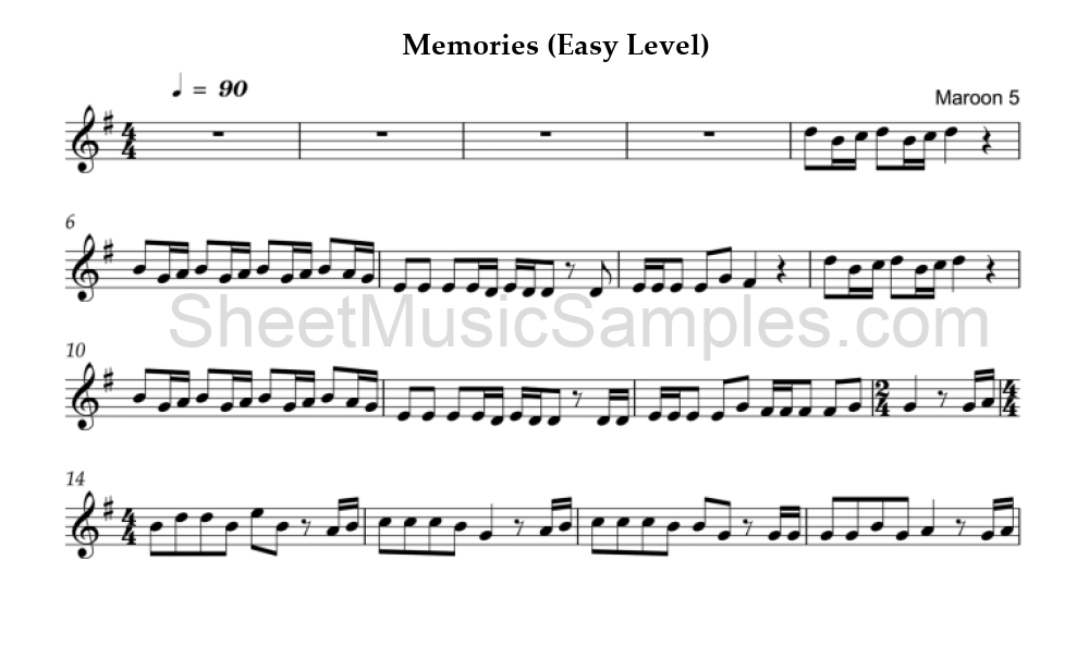 Memories (Easy Level)