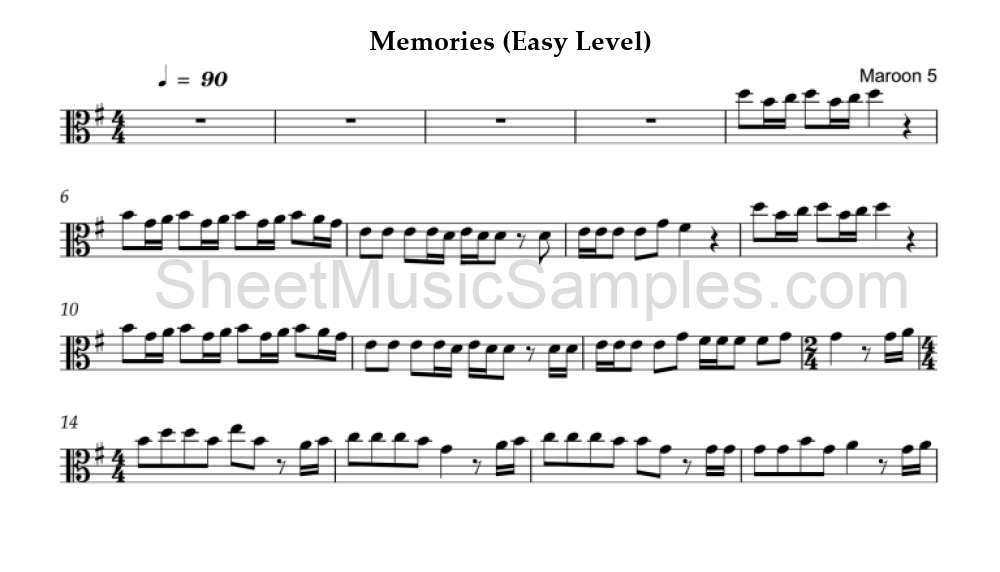 Memories (Easy Level)