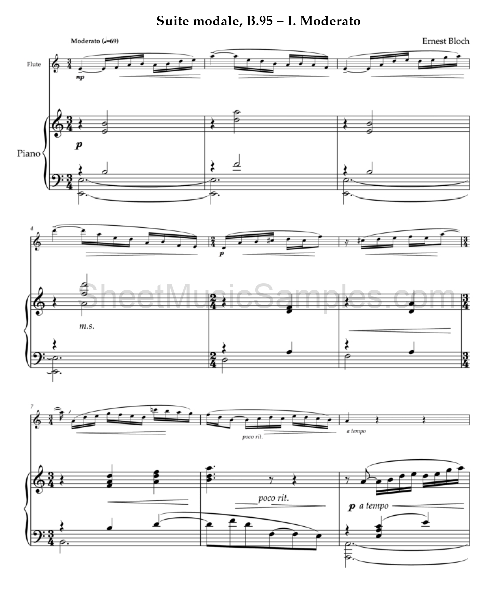 Suite modale, B.95 – I. Moderato