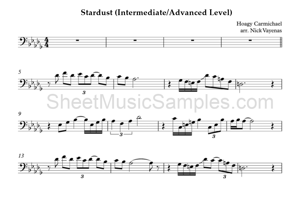 Stardust (Intermediate/Advanced Level)