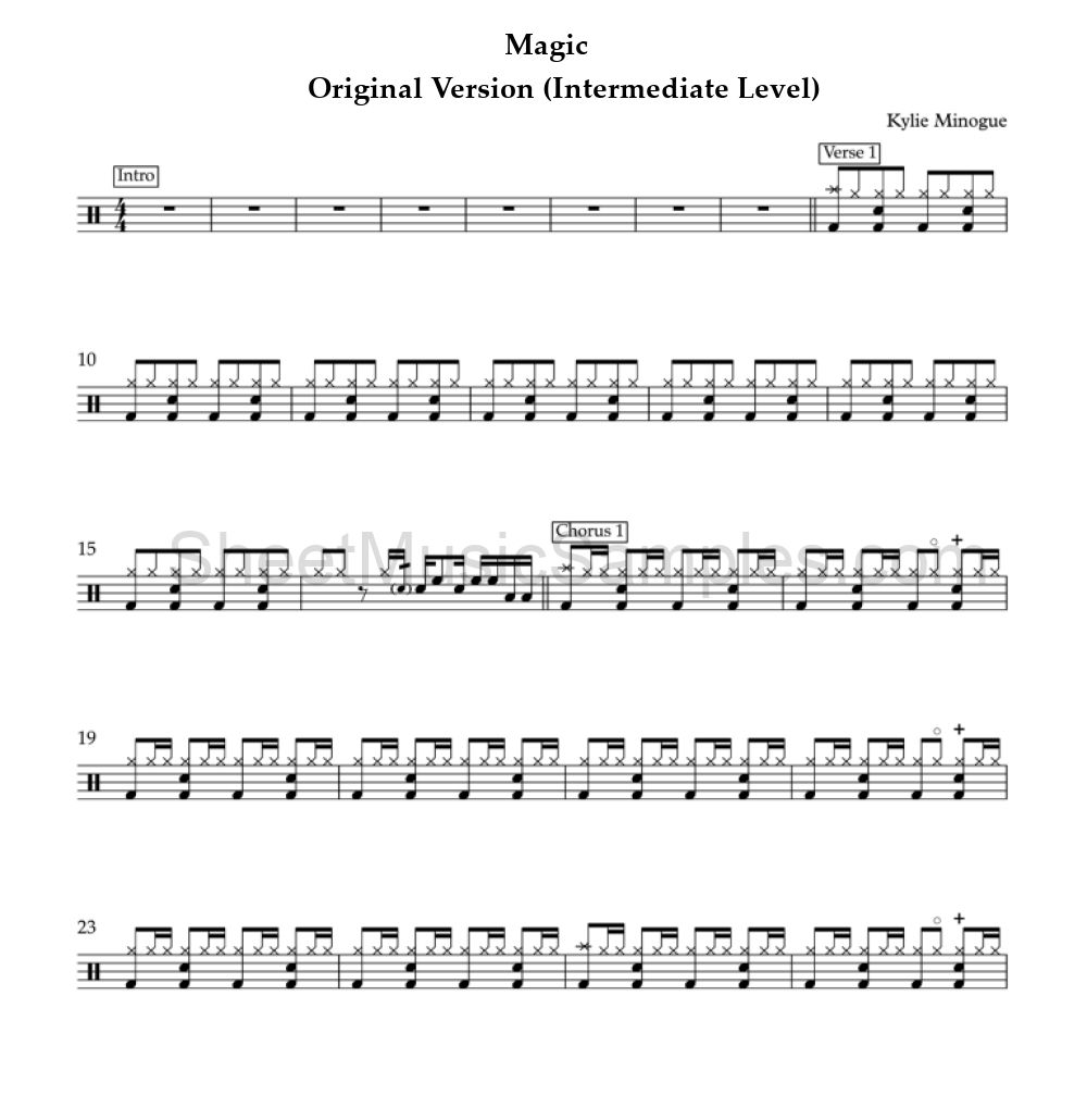 Magic - Original Version (Intermediate Level)