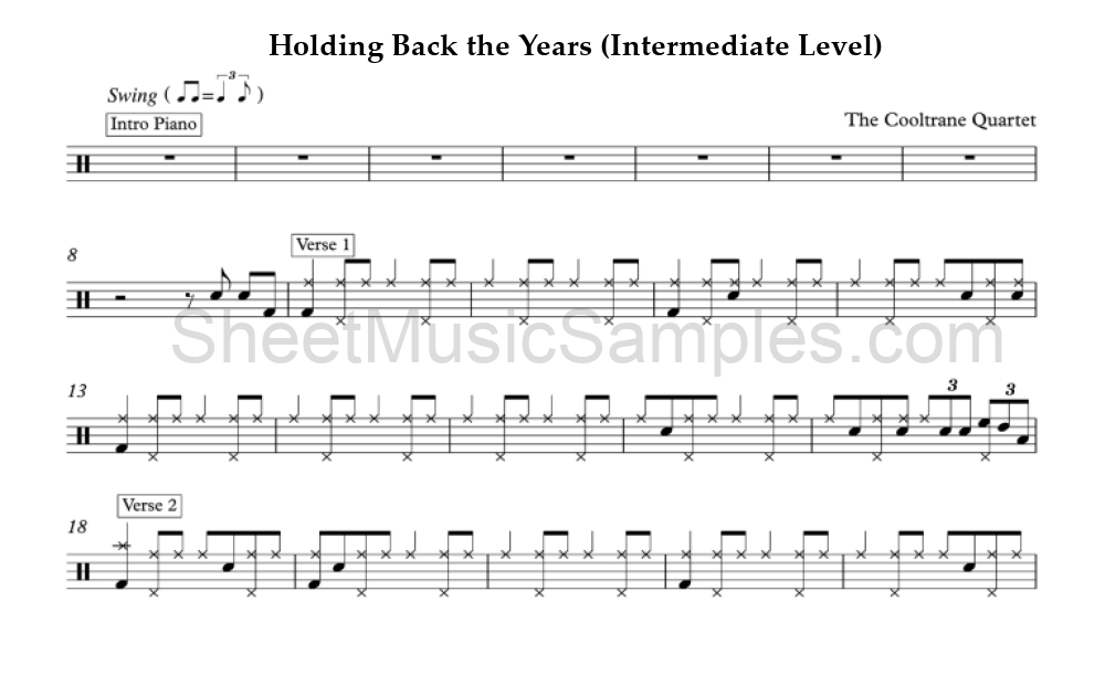 Holding Back the Years (Intermediate Level)