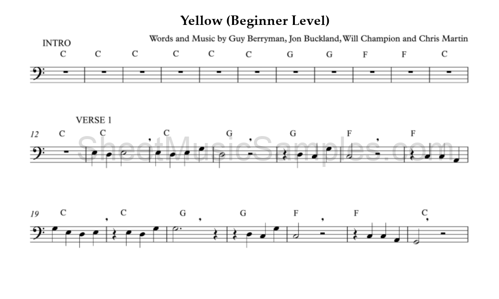 Yellow (Beginner Level)