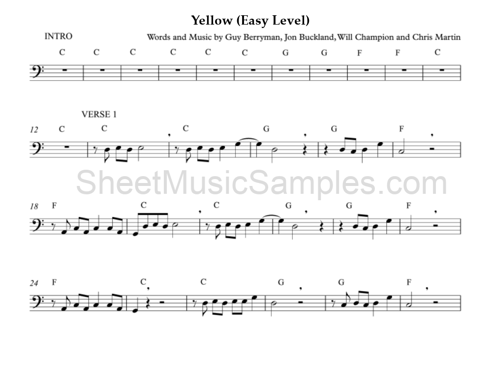 Yellow (Easy Level)