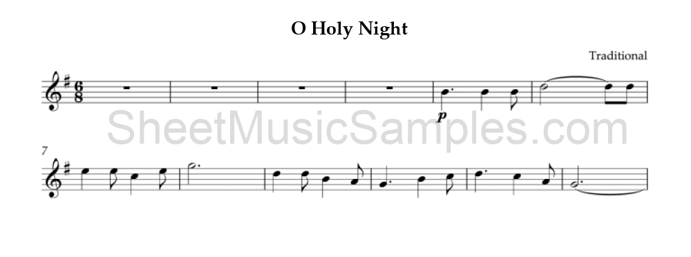 O Holy Night