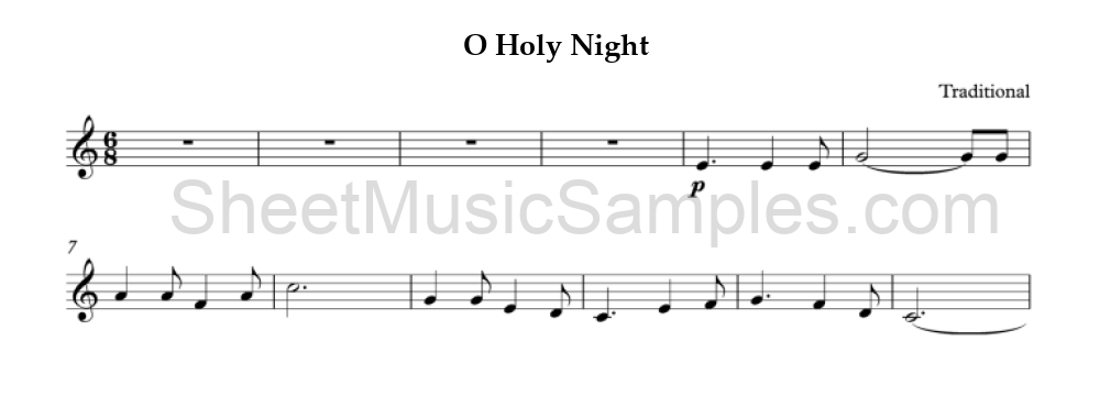 O Holy Night