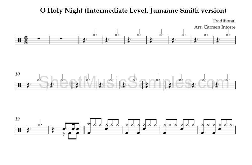 O Holy Night (Intermediate Level, Jumaane Smith version)