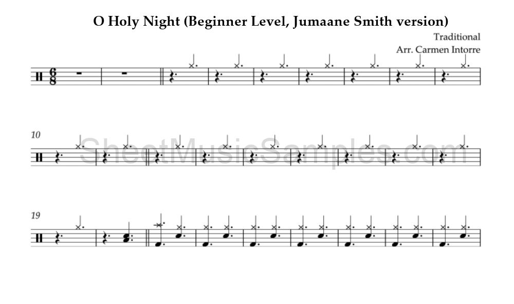 O Holy Night (Beginner Level, Jumaane Smith version)