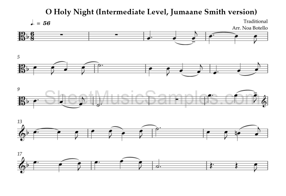 O Holy Night (Intermediate Level, Jumaane Smith version)