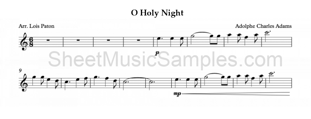 O Holy Night