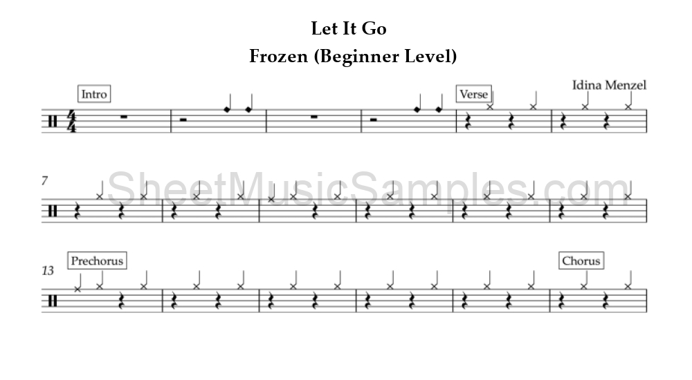 Let It Go - Frozen (Beginner Level)