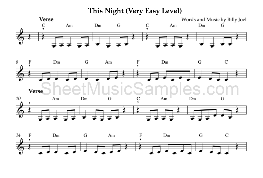 This Night (Very Easy Level)