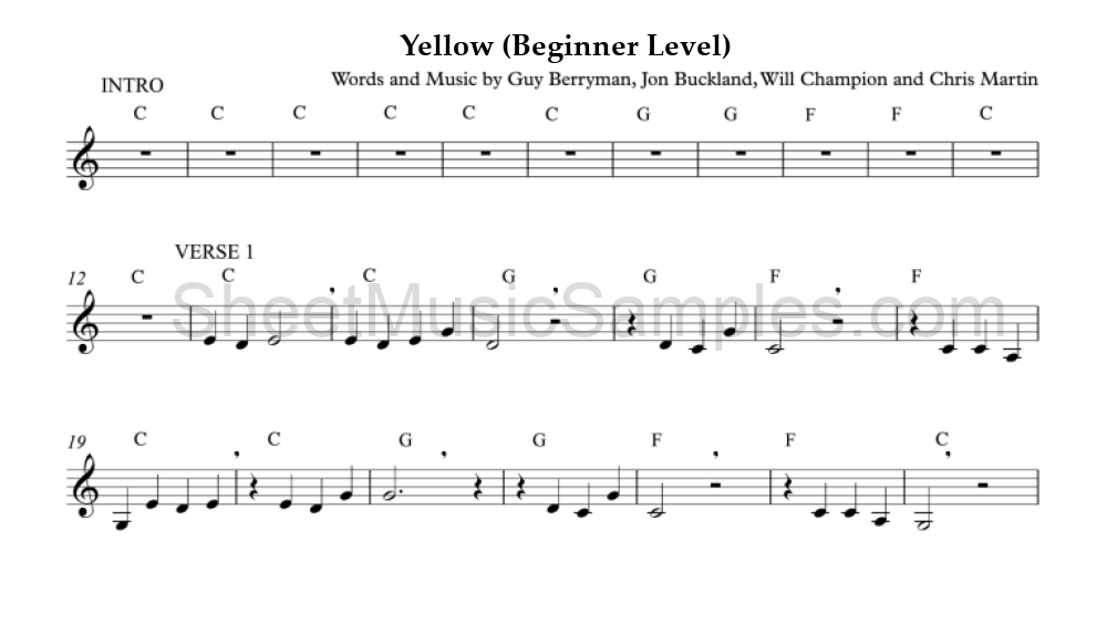 Yellow (Beginner Level)